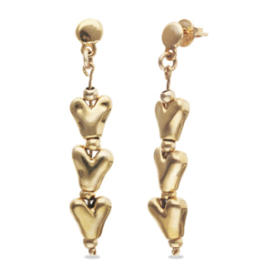 Pendiente PÁLPITO DORADO U