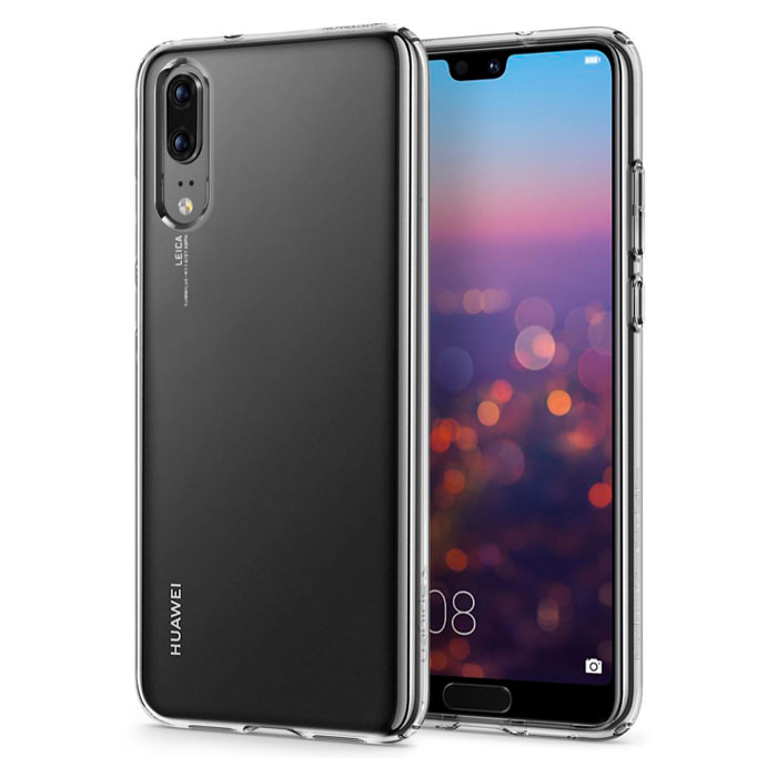 DAM Custodia in TPU Trasparente per Huawei P20 7x1x15 Cm. Colore trasparente