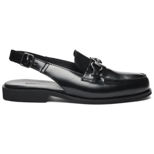 Mocassini Sebago Donna Nero JOE SANDAL PO WOMAN