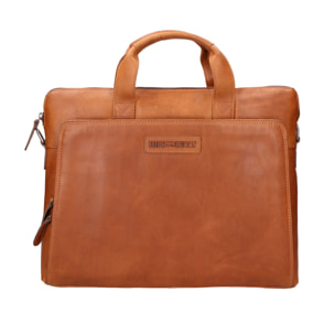 Borsa a tracolla  da uomo In Vera pelle Made in Italy 40x32x4 cm