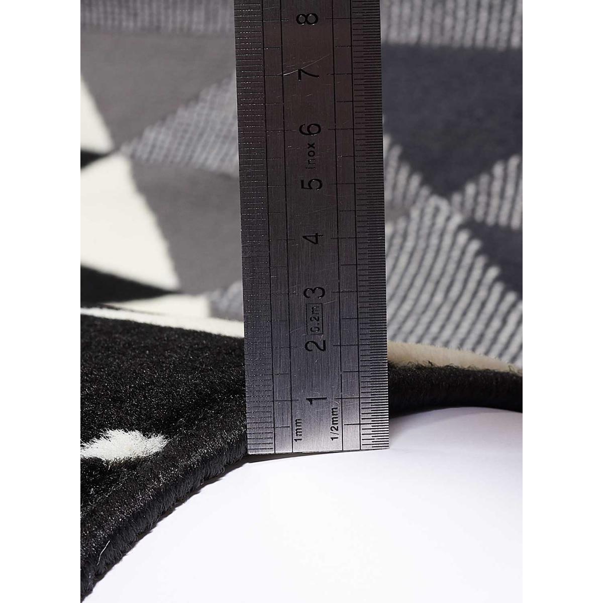 Tapis salon et chambre tissé motif géométrique JAME