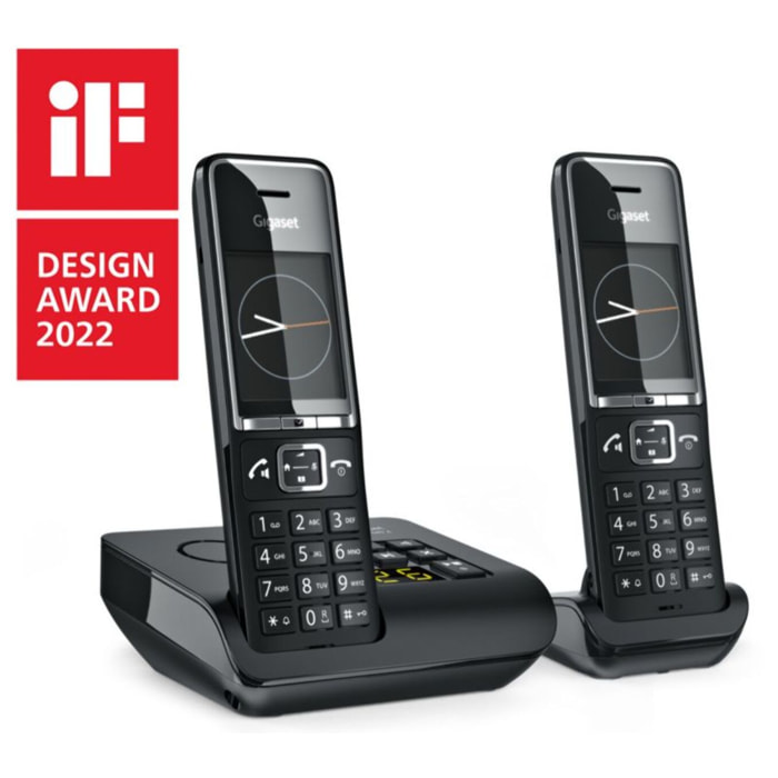 Téléphone sans fil GIGASET COMFORT 550A DUO NOIR