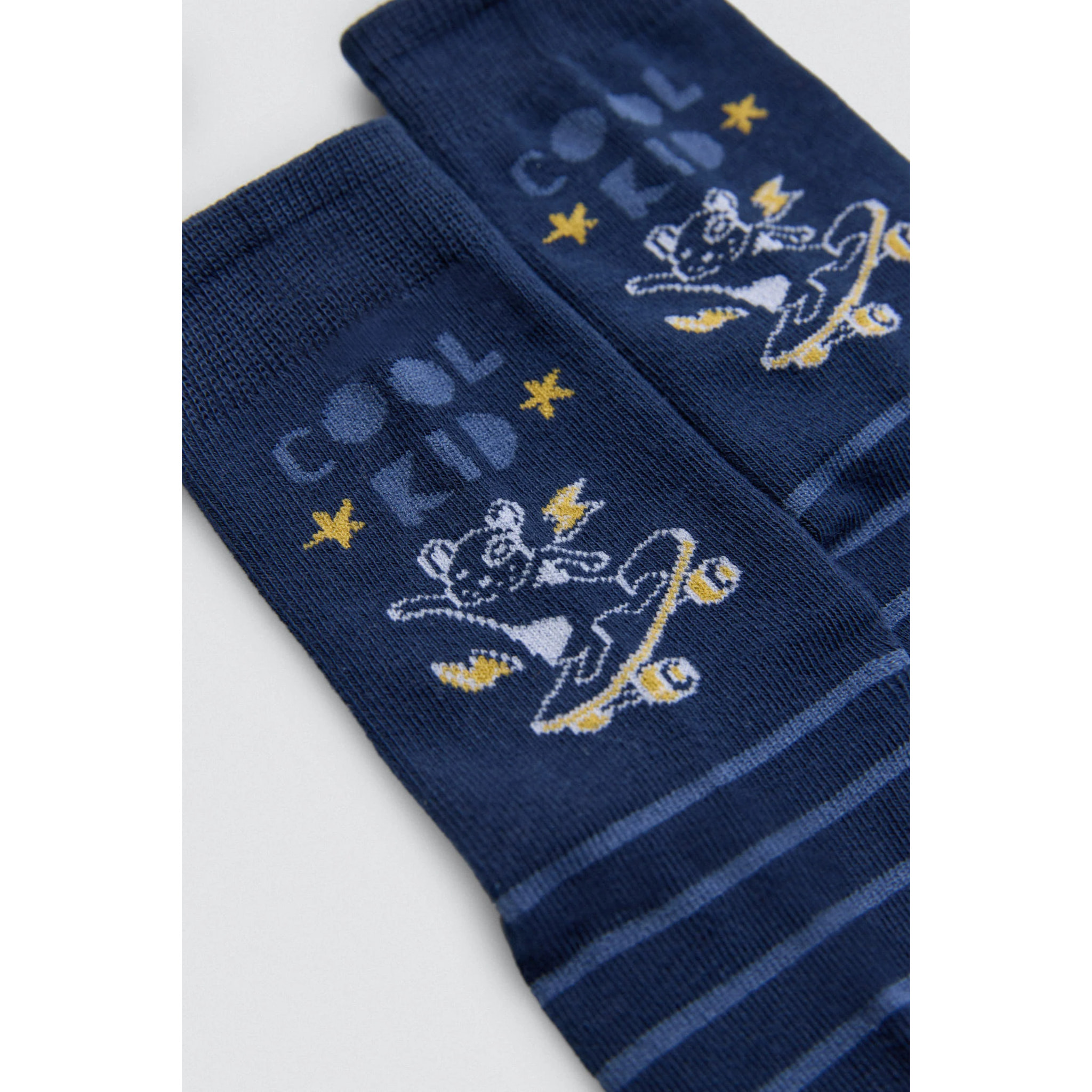 Confezione da 4 calzini per bambini con stampa skate