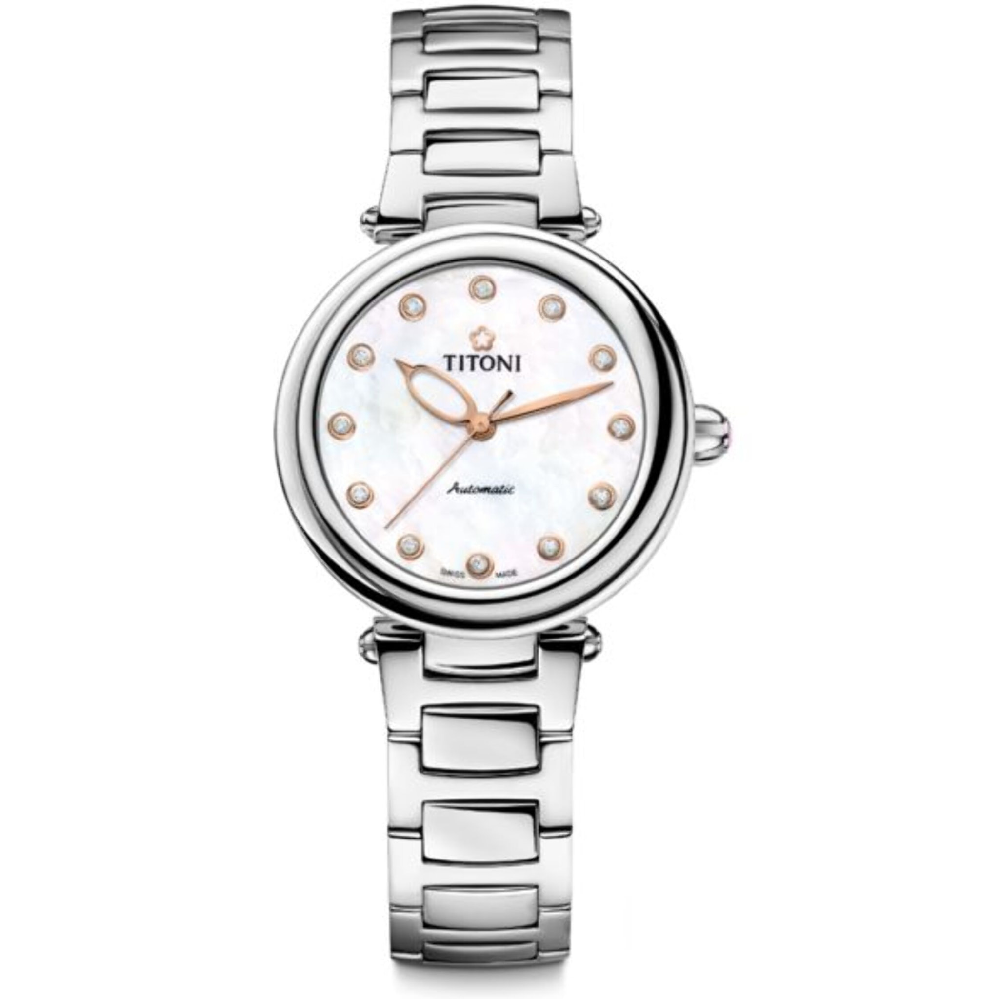 Reloj Titoni 23978S-622 Mujer Analogico Automatico con Correa de Acero inoxidable