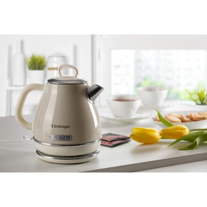 Bouilloire ARIETE vintage beige