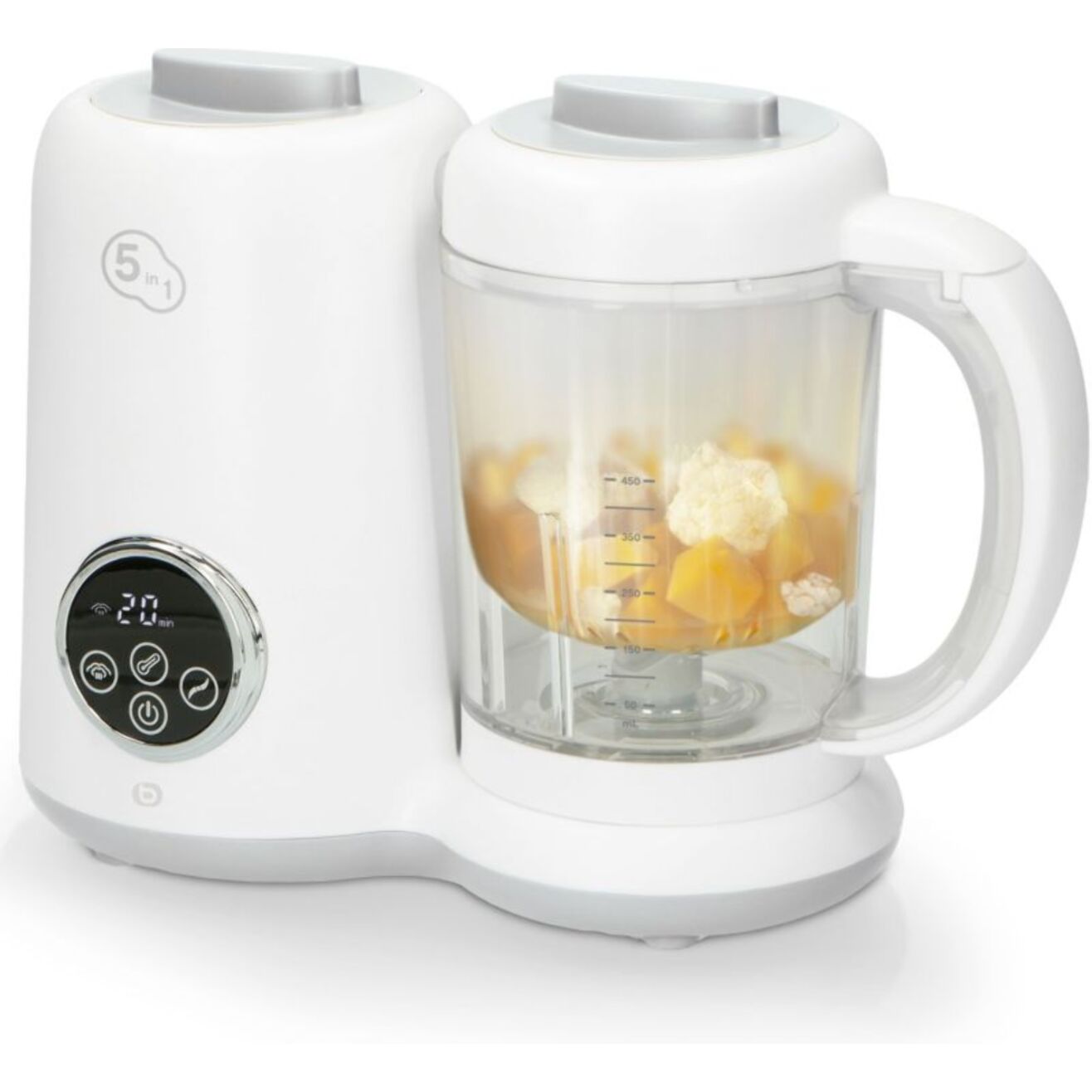 Mixeur Cuiseur Bébé ESSENTIELB b-cook blanc