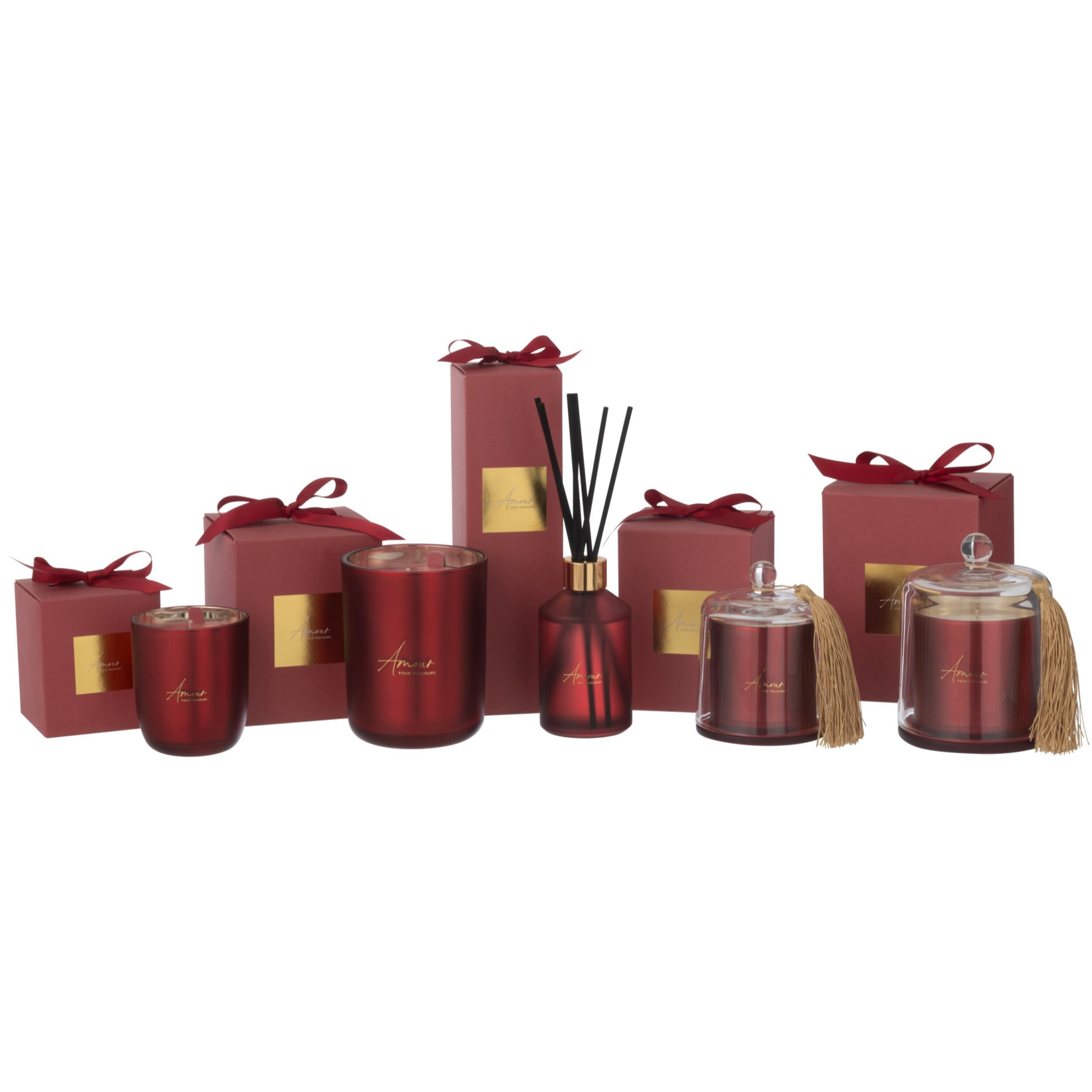 J-Line Bâtonnets parfumés Amour - rouge - 200ml