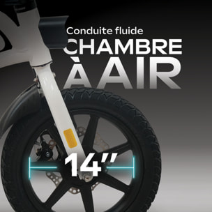 Draisienne UrbanGlide e-bike 140 WHITE - Roues 14'' - 250W - 5Ah