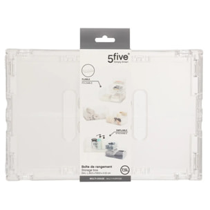 Boîte de rangement "Fold'n'Box" pliable et empilable 7,5L
