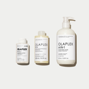 OLAPLEX N°3 Plus Hair Perfector + N°4 Bond Maintenance Shampoo + N°4-in-1 Moisture Mask