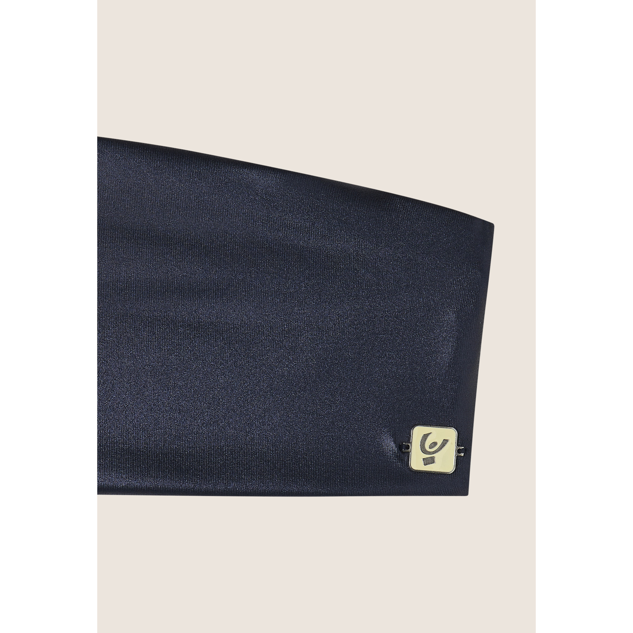 Top a fascia coated effetto brillante