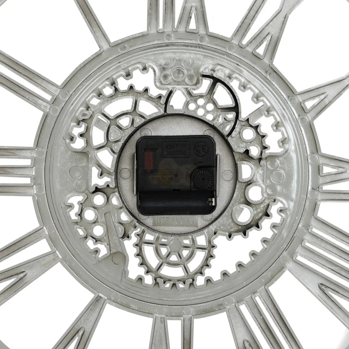 Horloge Ricky argent D40cm