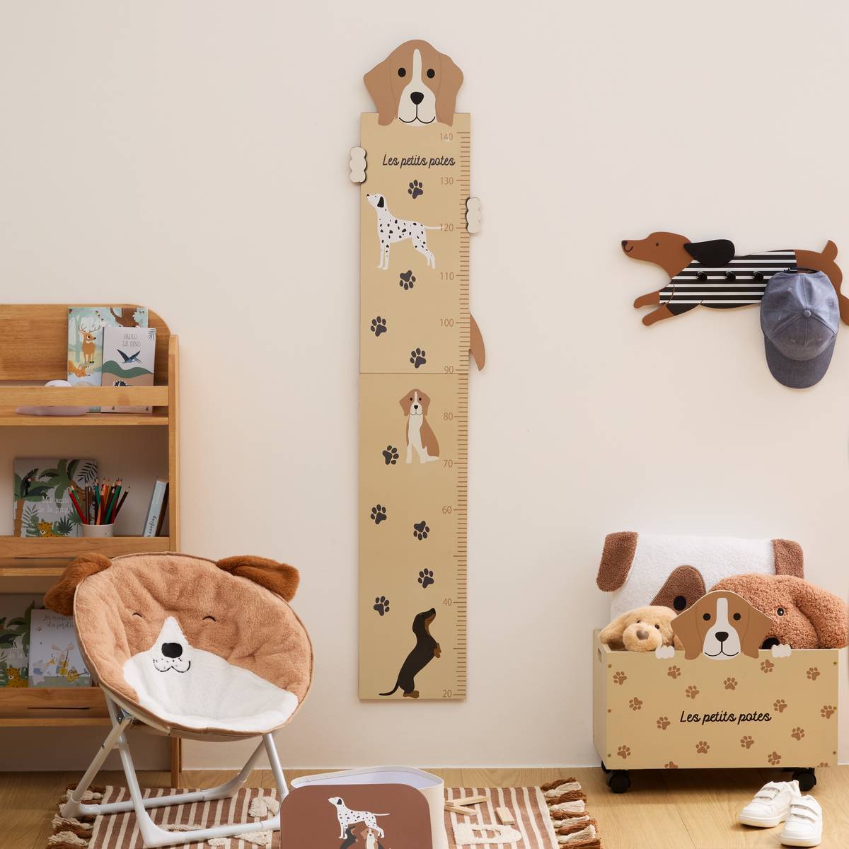 Toise chien Scott H.140cm bois