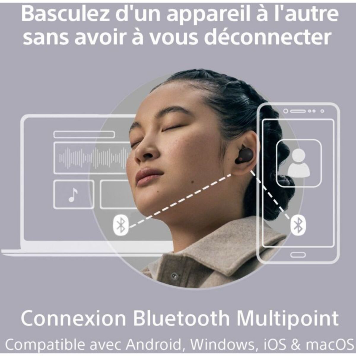 Ecouteurs SONY WF-1000XM5 Noir