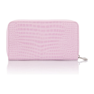 PHILIPP PLEIN Rounded Zip Wallet Cocco