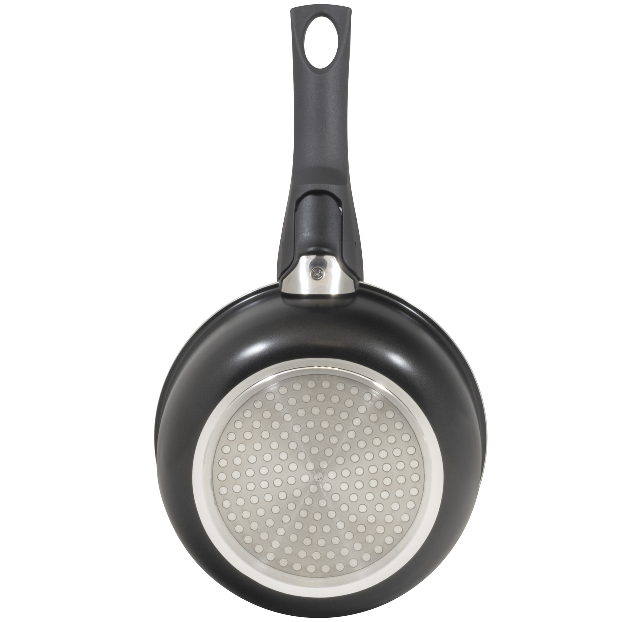 Set 3 cazos Bergner 16+18+20cm  Click & cook black CON mango amovible