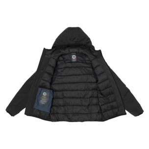 Chaqueta Hot Buttered Andaz acolchada con capucha Negro