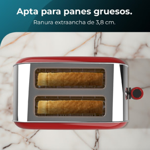 Cecotec Tostador vertical Tostador vertical Toastin' time 850 Red