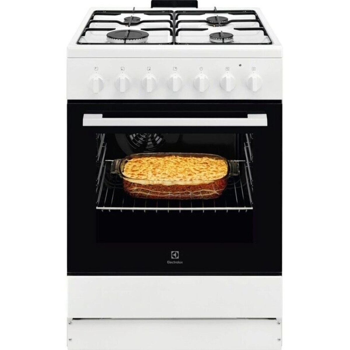 Electrolux Cucina a libera installazione mista piano a gas + forno elettrico LKK620010W