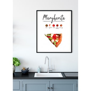 Affiche Pizza Margherita