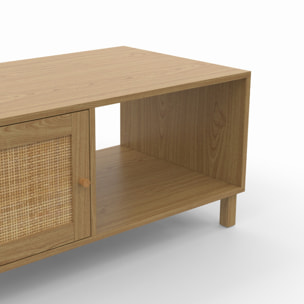 Table basse Erin en cannage