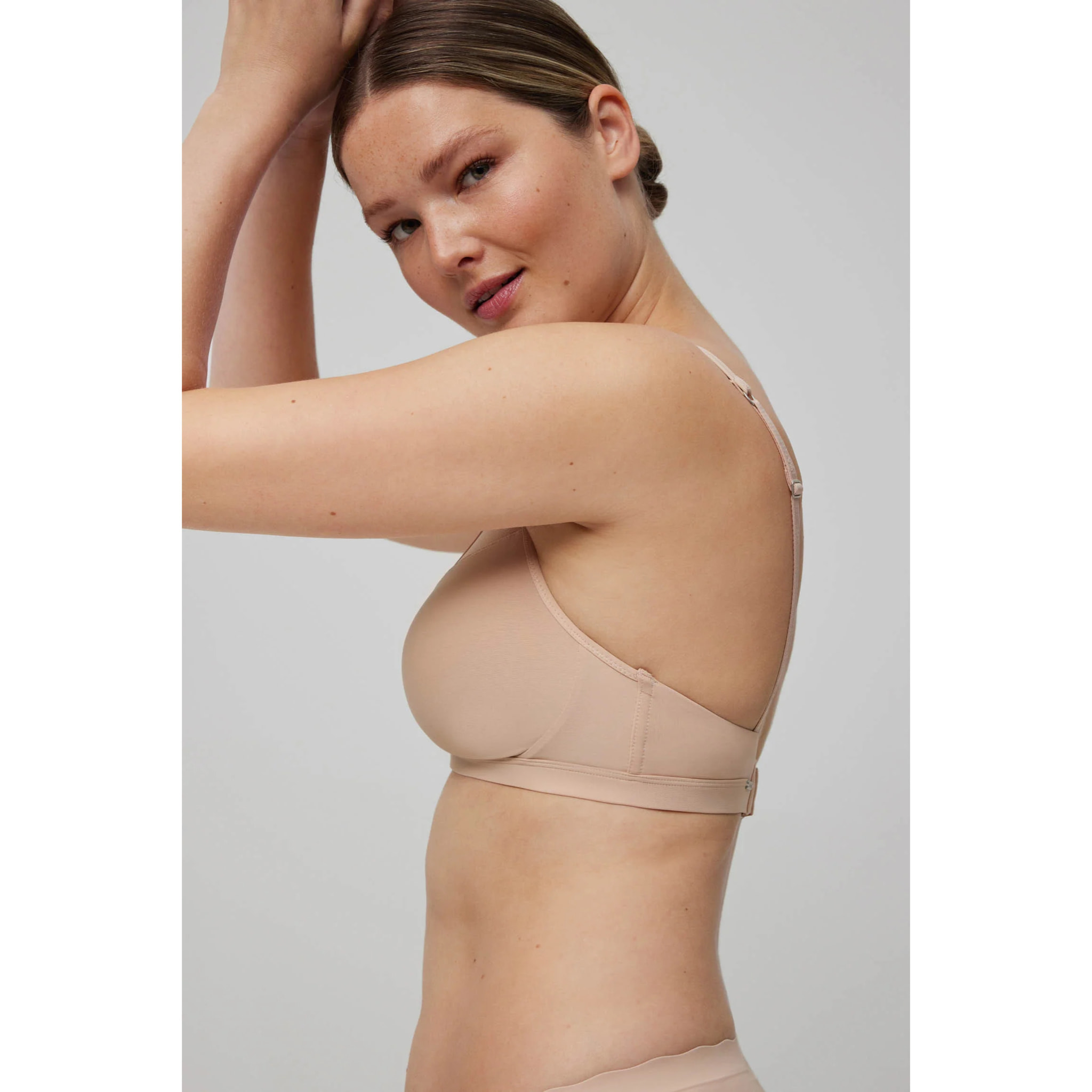 Reggiseno con ferretto non imbottito beige