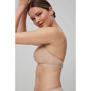 Reggiseno con ferretto non imbottito beige