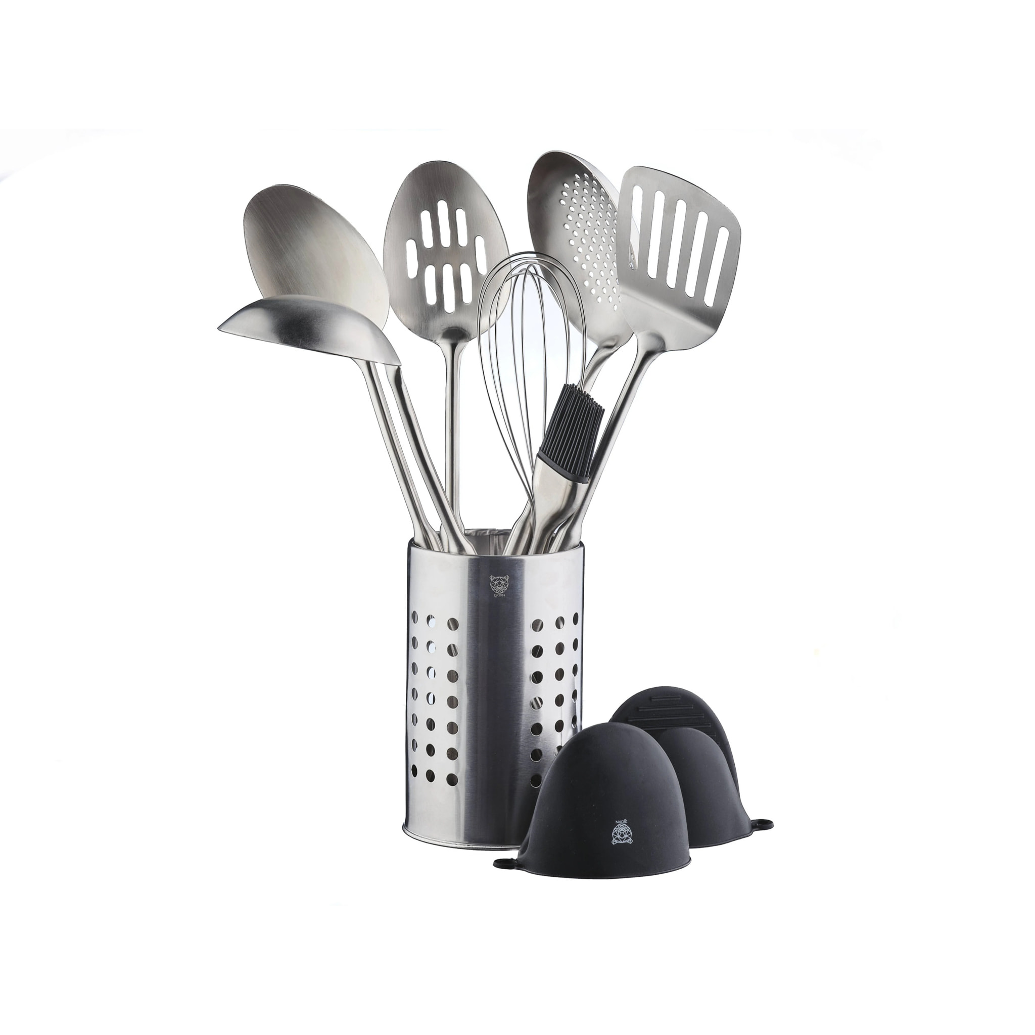 Set d'ustensiles de cuisine en acier inoxydable STAL - 10 pièces