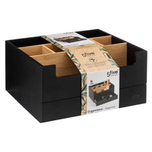 Organiseur 1 tiroir Noir Naturéo