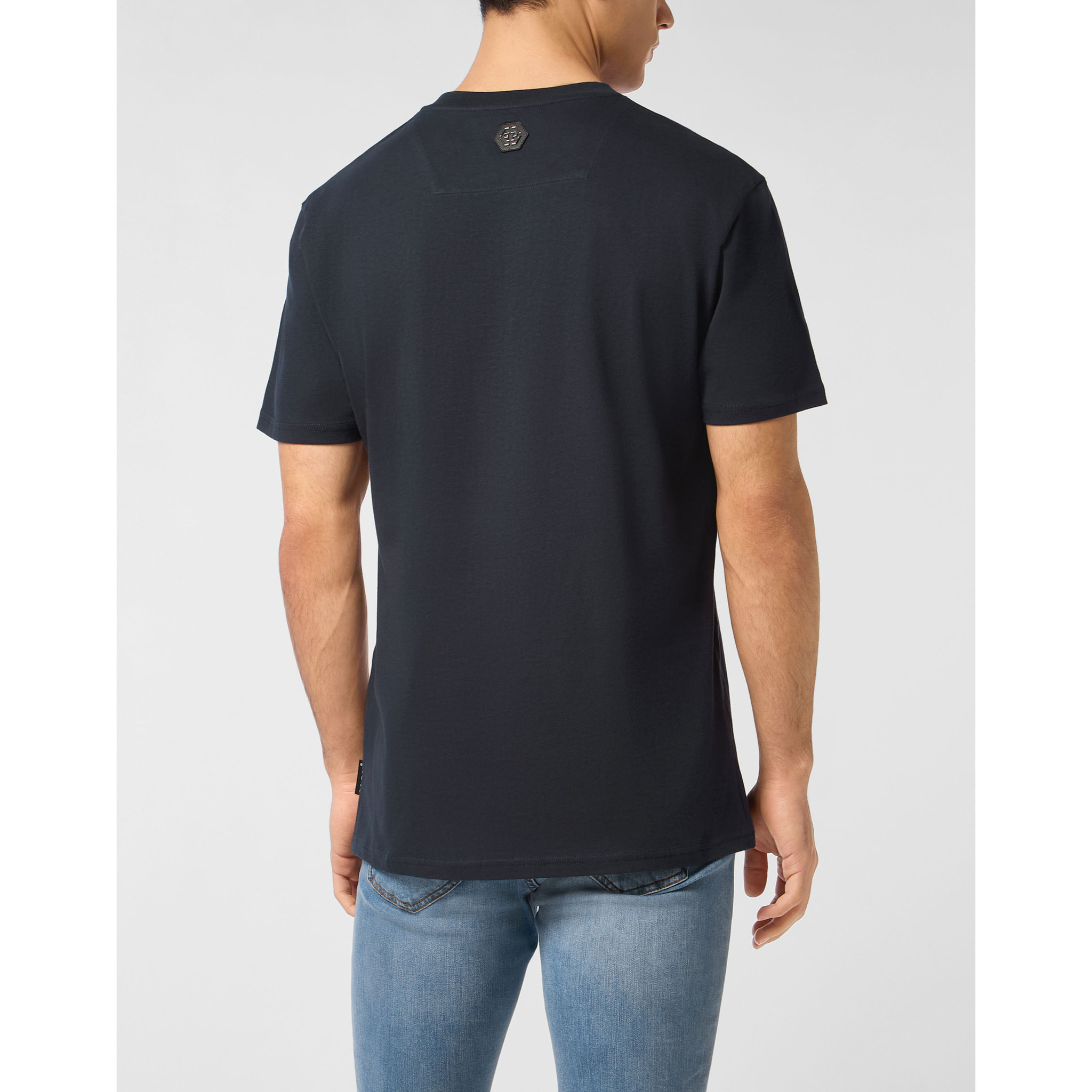 PHILIPP PLEIN T-Shirt Round Neck Ls SKULL