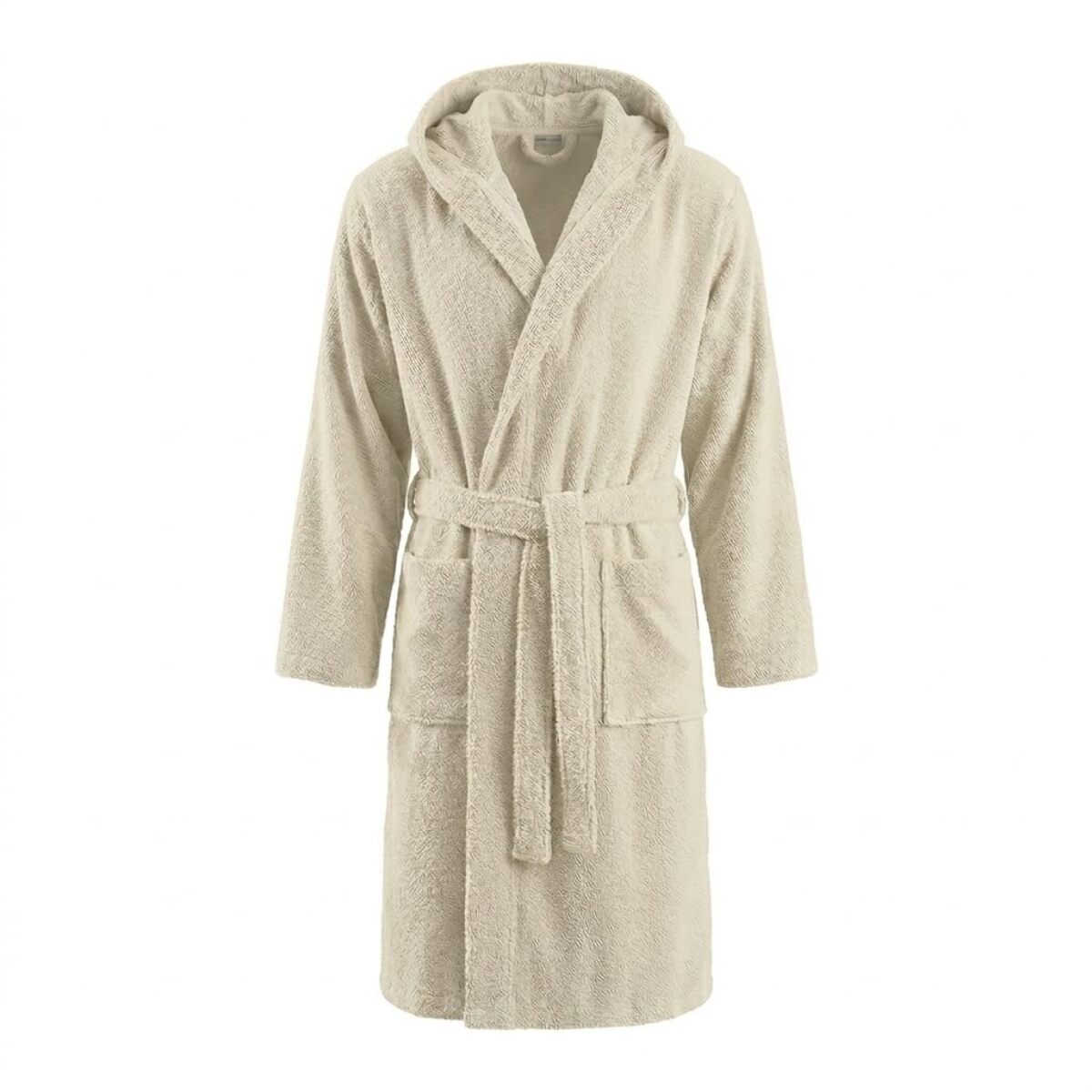 INTRECCI HOME Accappatoio Uomo e Donna, in Puro Cotone Jacquard 500 g, , Morbidezza Extra, Avvolgente, con Cappuccio e Tasche, Elegante e Confortevole,