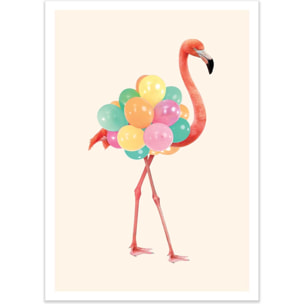 Affiche - Flamingo Party - Paul Fuentes