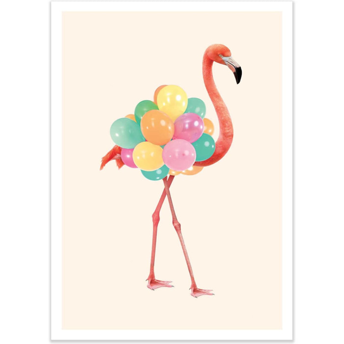 Affiche - Flamingo Party - Paul Fuentes