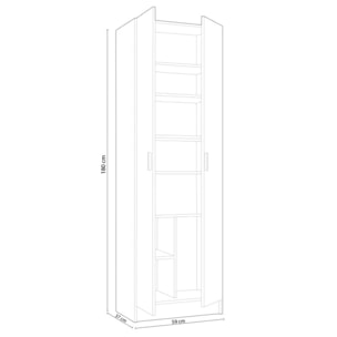 Armario Multi Useful SL 60 2 Puertas Blanco