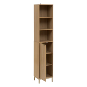 Colonne "Tasso" 1 porte effet bois naturel