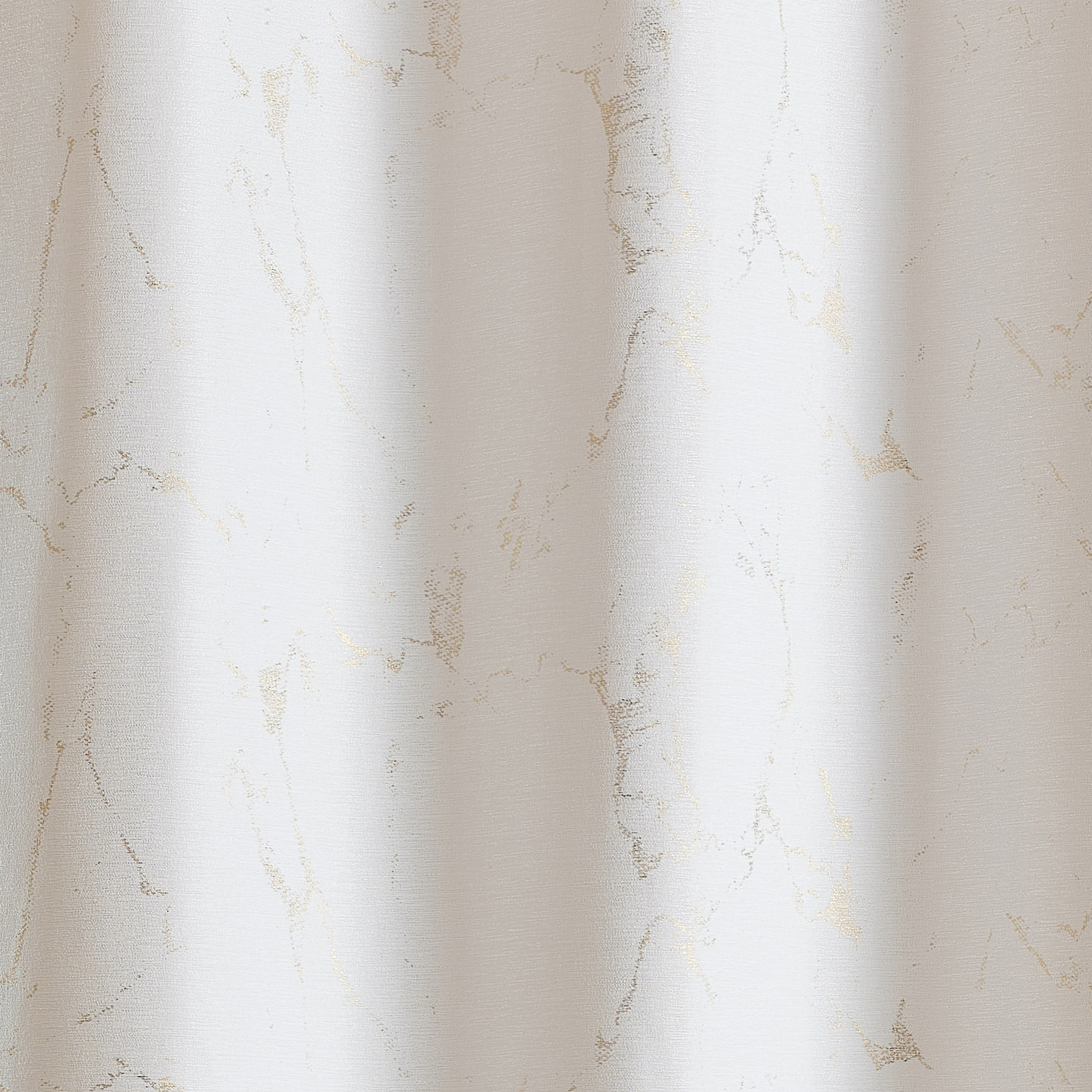 Rideau tamisant imprimé  - Effet marbré - Blanc