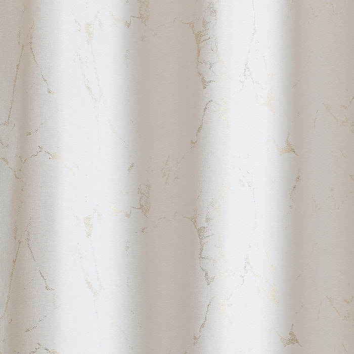 Rideau tamisant imprimé  - Effet marbré - Blanc