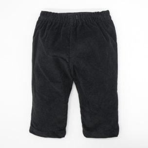 PANTALÓN PANA ELÁSTICA GRIS