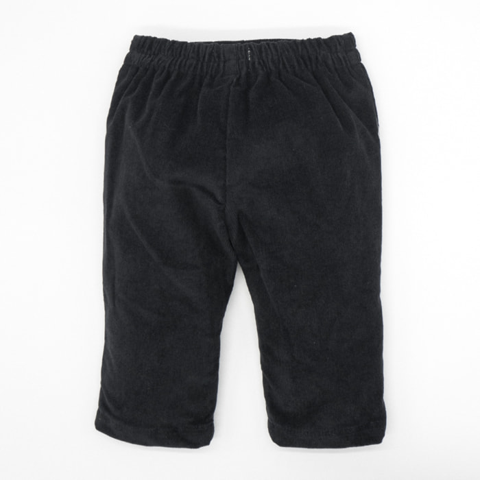 PANTALÓN PANA ELÁSTICA GRIS