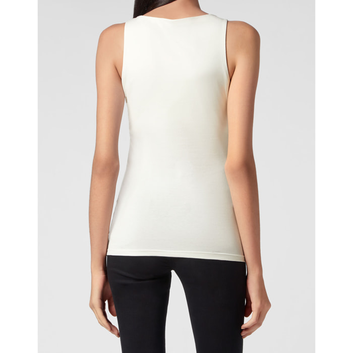 PHILIPP PLEIN Camiseta de tirantes SIGNATURE