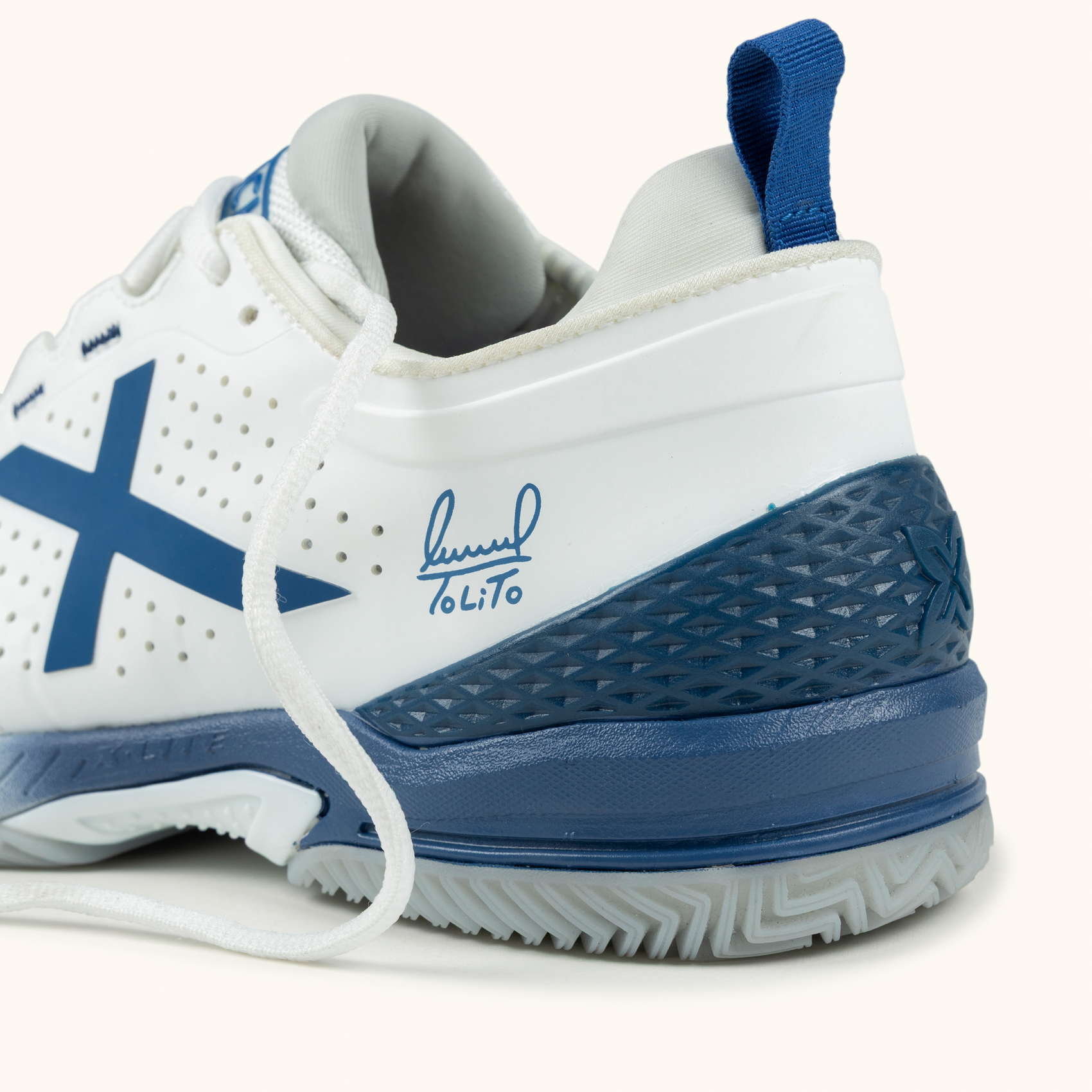 MUNICH ATOMIK 52 "ToLiTo" Zapatillas de Pádel/Tenis Blancas y Azules