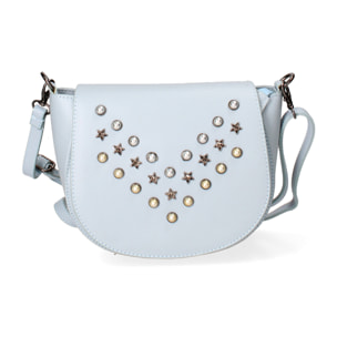 Borsa a tracolla da donna In Vera pelle Made in Italy 20x17x7 cm