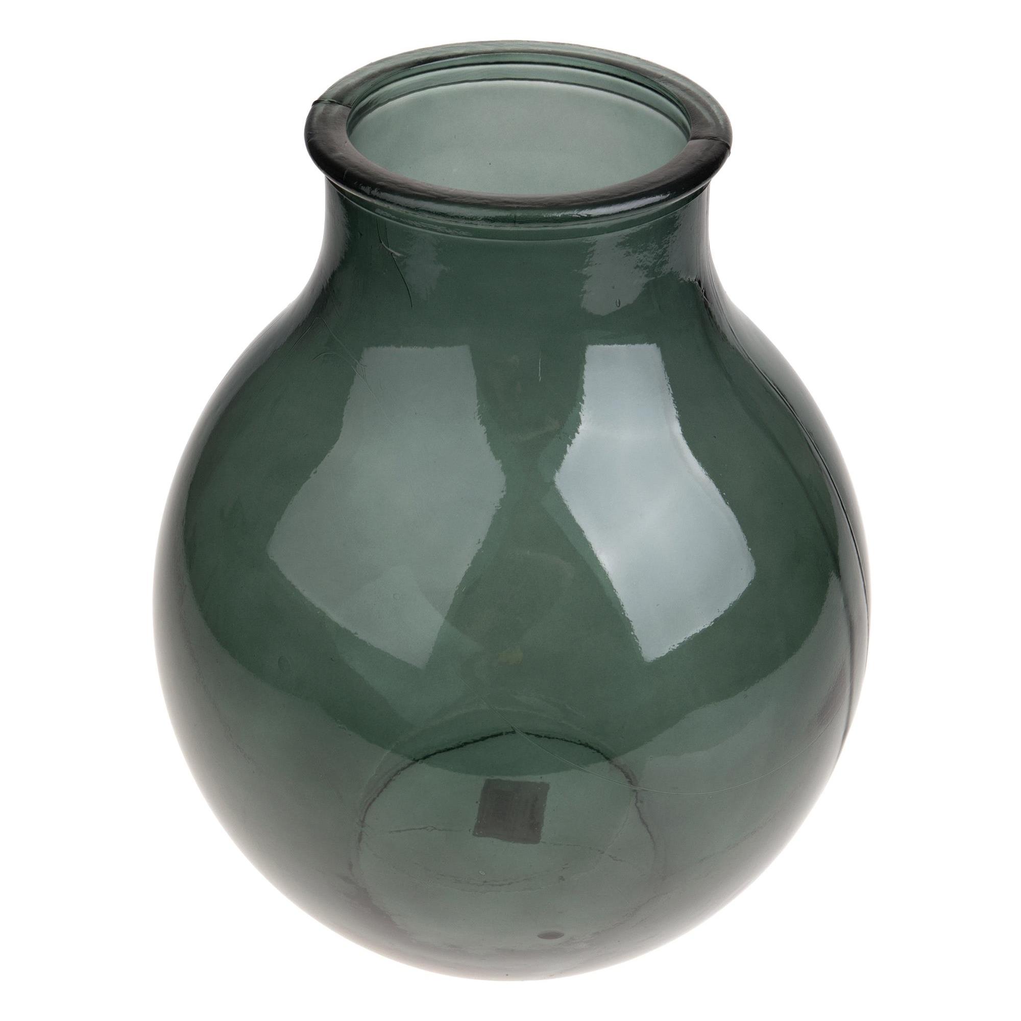 Vaso Grande Apertura. Altezza 36 Cm - Pezzi 1 - 31X36X31cm - Colore: Verde - Bianchi Dino - Decori Casa E Complementi