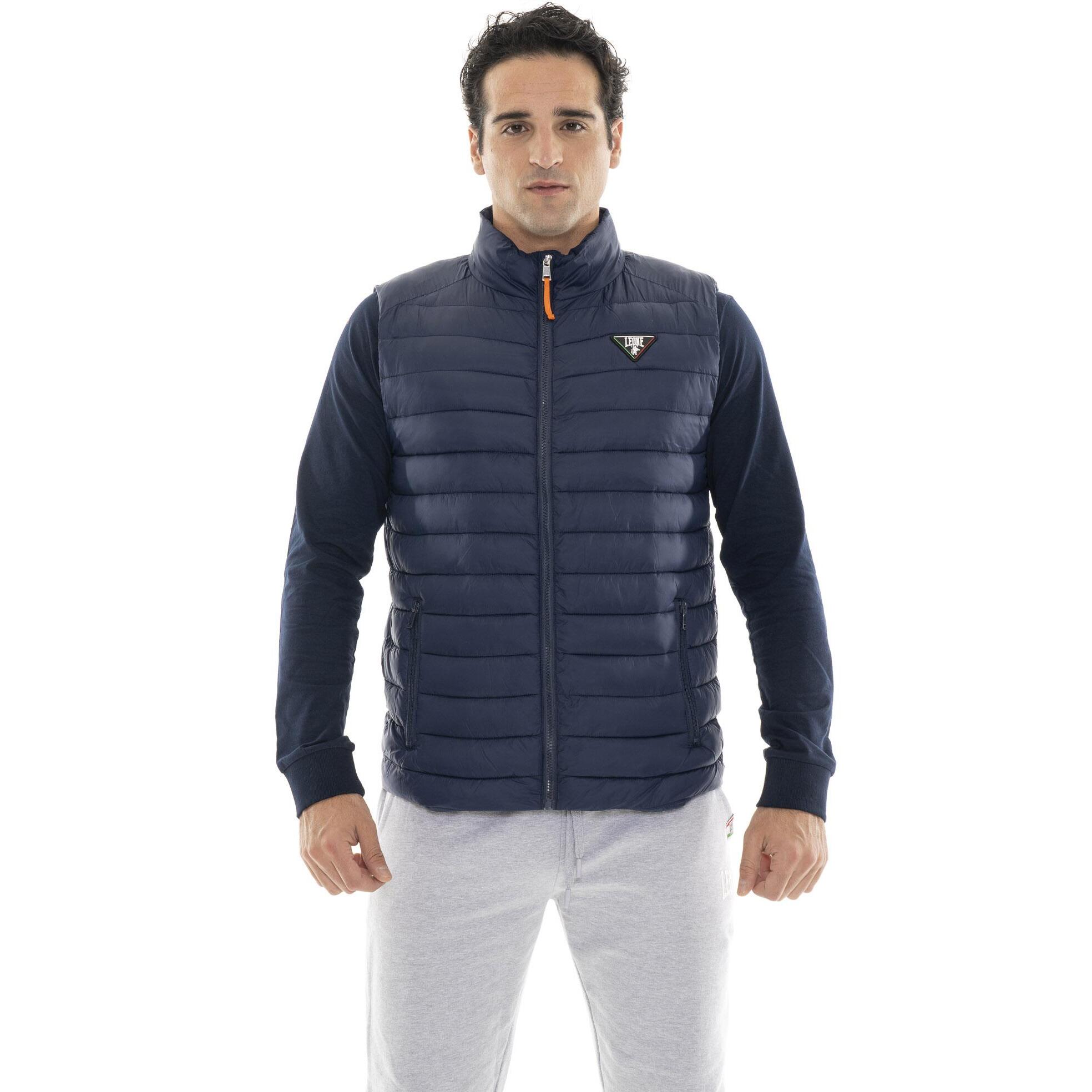 Piumino da uomo smanicato con zip invernale "Basic"