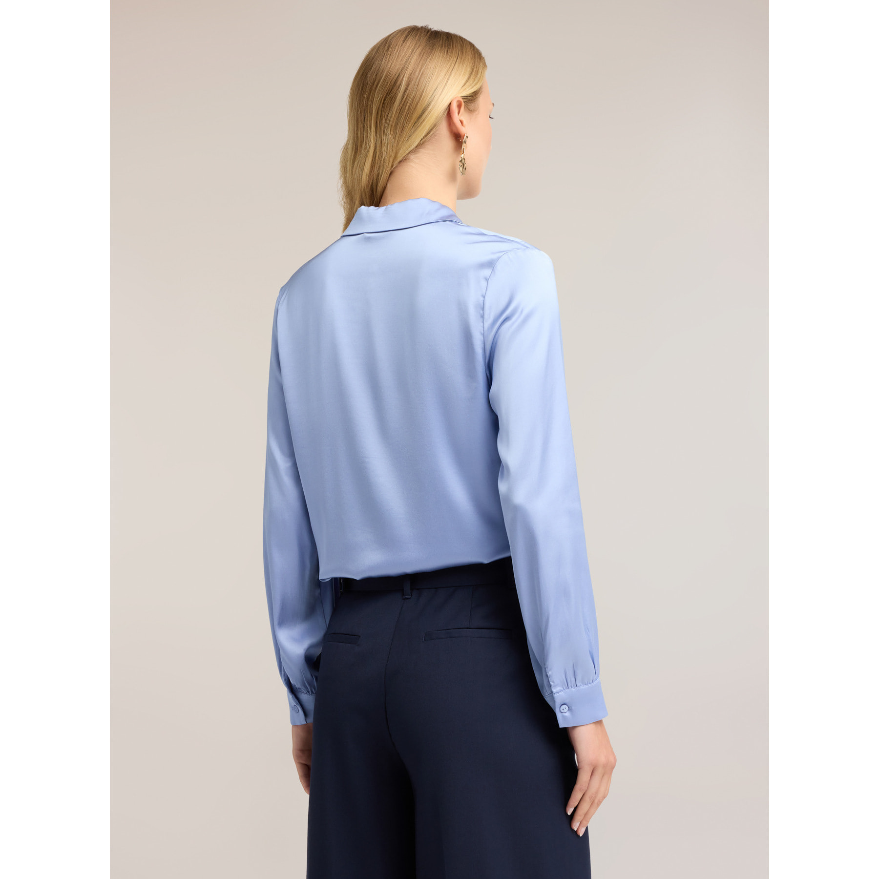 Motivi - Camisa de satén - Light - blue