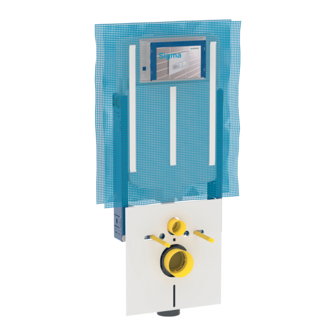 KOMBIFIX Bâti-support pour WC suspendus avec réservoir Sigma 8 cm (110.790.00.1)