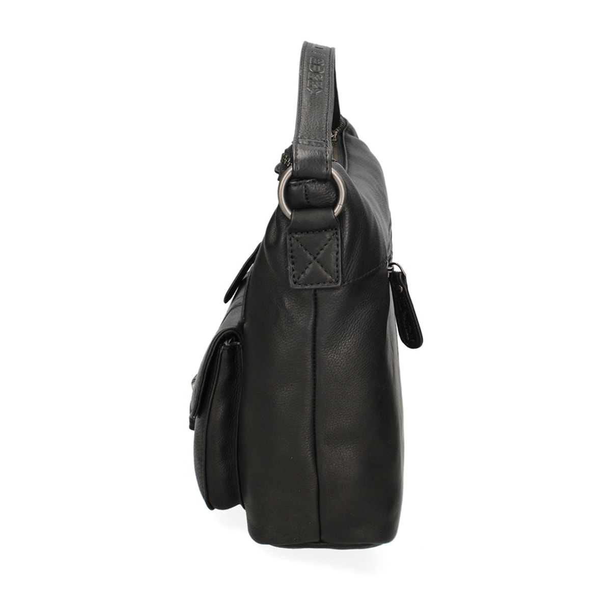 Borsa a tracolla da uomo - Modello False - Vera pelle - 31.0 x 23.0 x 12.0 cm