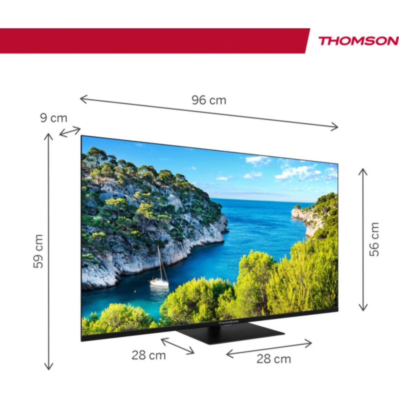 TV LED THOMSON 43UG5C14 2024