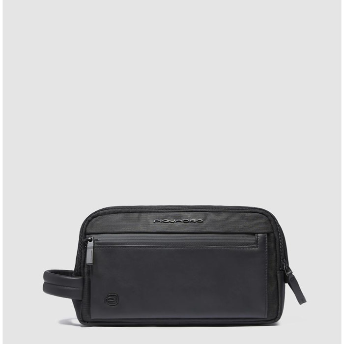 Piquadro Beauty case in tessuto riciclato