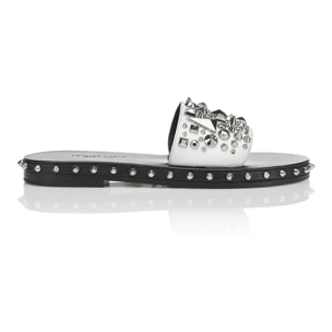 PHILIPP PLEIN Sandals Flat "You're my wonderwall"
